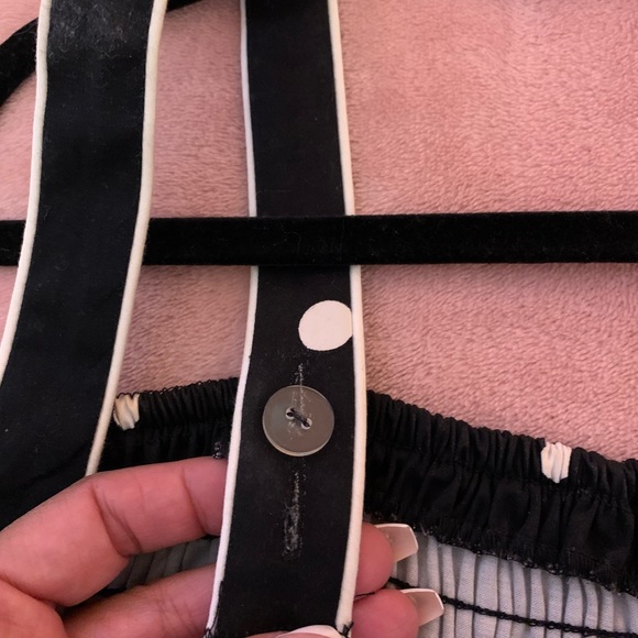 Black/white dots Sundress - Picture 9 of 12